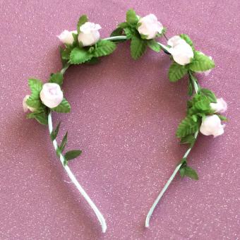 Pale Pink Flower head band