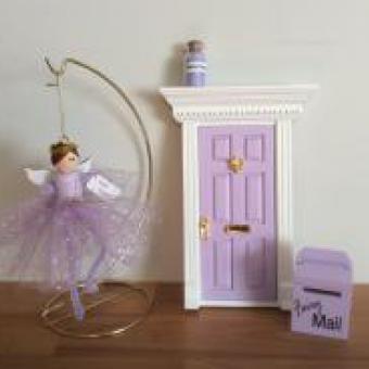 Mauve Fairy Kisses ornament
