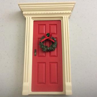 Xmas Wreath on Fairy Door