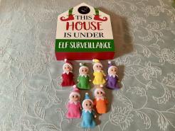 Baby Elves, colored bunting