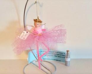 Ornament, pink fairy