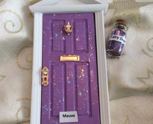 Mauve Sparkle Door