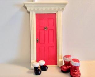 Santa boot, black