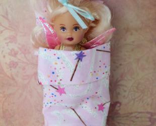 Fairy and bed with Bedding